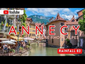 Visite de la ville d'Annecy dans la Haute Savoie