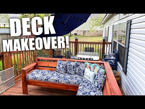 DIY Deck Makevoer (repairing damaged deck and handrails)