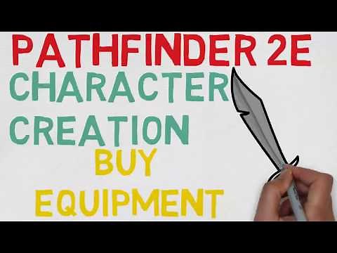 How to make a Character in Pathfinder 2E #8: Buy Equipment (Pathfinder 2E Character Creation)