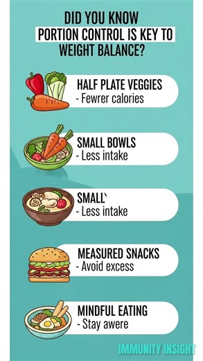 Portion Control | The Secret to Weight Balance & Healthy Living