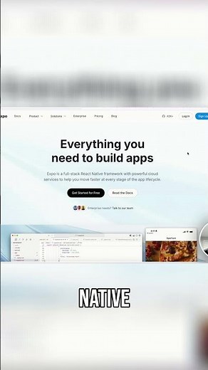 React Native: Build Apps for iOS, Android & Web! #shorts