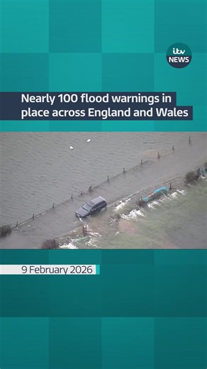 Warnings have been issued across England with parts of the south west, Midlands, Gloucestershire and Surrey among the worst affected areas. In Wales, there are flood alerts in place around south Pembrokeshire, Monmouthshire and other low-lying areas. #itvnews