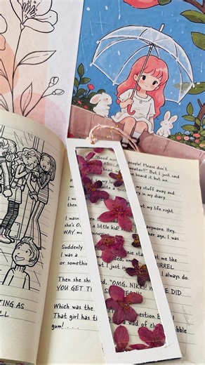 Floral Book mark🌸 #shorts #diy#bookmark #craft