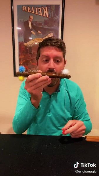 The magic stick! #fyp #magicstick #fypシ #magician #crazymagic #foryou #pompom #amazing #magic #whaaat #magictrick