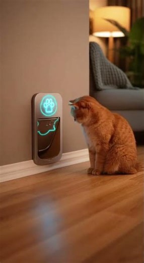 Milo Unlocks His Room With Cat Face ID 😼🔓 Watch the magic happen #CatTech #SmartHome #CuteCats