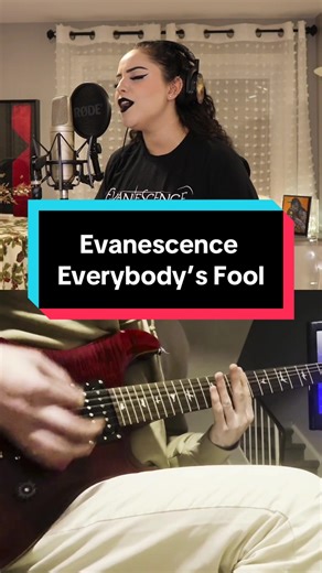 @Evanescence - Everybody’s Fool 💙 full cover on YT, 🔗 in bi0 @amylee.digital #evanescence #amylee #evanescencecover #early2000s #early2000smusic #early2000snostalgia #rockmusic
