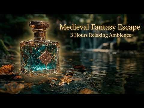 Journey to a Hidden Medieval Fantasy World 🌿 3 Hours Relaxing Forest Ambience