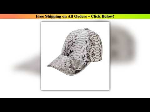 2025 new arrival Real python skin baseball cap Genuine leather sun hat PDD003 Premium Quality