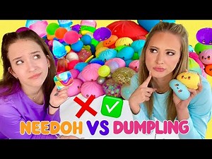 NEEDH VS DUMPLING EXTREME TRADING ❌😱✅ #viral #trending #satisfying #needoh #dumpling #squishy #fun