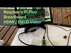 Raspberry Pi Pico, HDMI on a breadboard