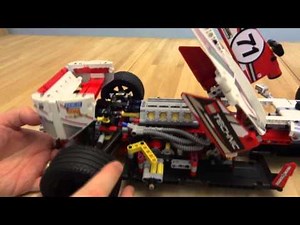Lego Technic 42000 Grand Prix Racer power function demo