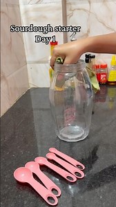 Easy sourdough starter day 1, beginner friendly recipe