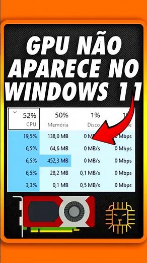 COMO ATIVAR A GPU NO GERENCIADOR DE TAREFAS DO WINDOWS 11