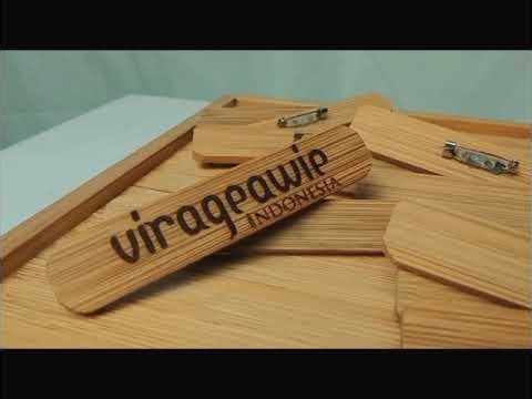 Name Tag Bambu Handmade
