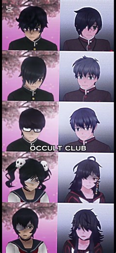 Yandere simulator all characters #yanderesimulator #edit #shorts