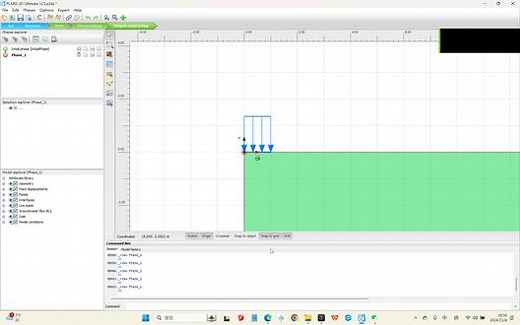 plaxis 2D 曲线管理器 曲线管理器的使用，条形基础或者圆形基础查看位移和荷载关系#曲线管理器的 #土木工程