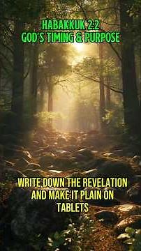 Write the Vision Plain – A Message of God’s Timing and Purpose | Habakkuk 2:2