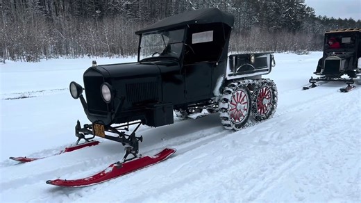 Ford Model T Snowmobiles Were Real, And They Still Exist Today - SlashGear