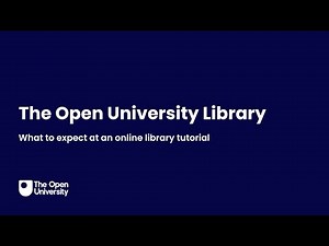 What to expect at an online library tutorial