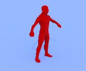 Realistic Lego Sculpture