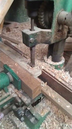 machine wood mortiser #woodworking #wood #woodscraft