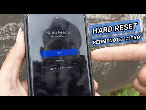 CARA HARD RESET REDMI NOTE 14 PRO 5G