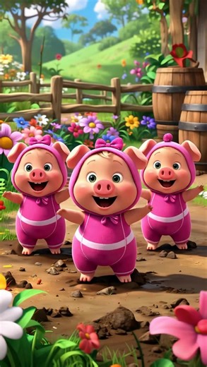 Adorable Baby Pigs Dancing to Children's Songs