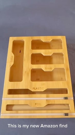 Check out my new Amazon find: Ziplock Bag Storage Organizer in Bamboo - If you love it too, there’s a link in bio to buy! #DeCluttrMe #professionalorganizer #simplify #declutter#decluttering #clutter #clutterfree #organizing #organized#organizingtips #getorganized #girlboss #storage #tidying#tidy #home #homeorganizer #closetorganizer #TidyingUp#springcleaning #declutteryourlife #closetorganization | DeCluttr Me - Professional Decluttering & Organizing