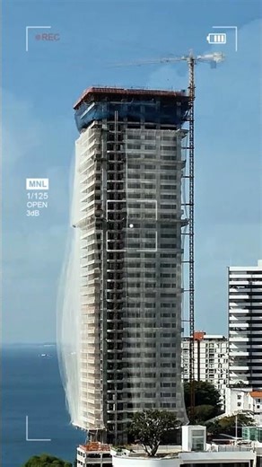 Timelapse of residential building construction