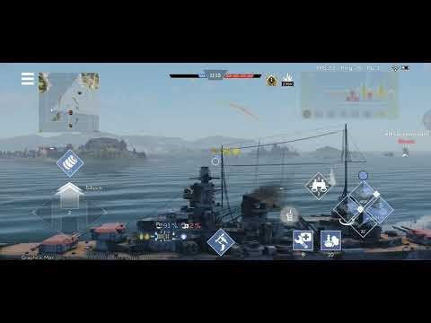 War Thunder Mobile Naval Gameplay: Gneisenau "Much Stronger Than She Looks!"