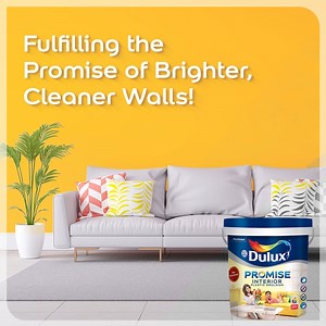 7.9K views · 771 reactions | Choose Dulux Promise Interior for a combination of affordability, good coverage, and opacity. Dulux Promise Interior is the ideal option for those seeking budget-friendly paint that delivers a smooth finish wall. 朗 Find out more at https://www.dulux.com.pk/en/dulux-promise-interior | Dulux | Facebook
