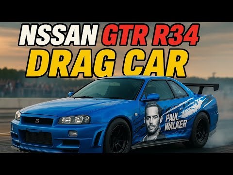 2100HP Nissan GTR R34 Paul Walker Drag Tune | Car Parking Multiplayer 2