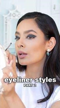 Different types of eyeliner and the easiest way of using them! 😁❤️💃🏻