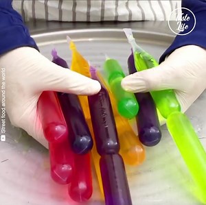 1.3M views · 7.3K reactions | Making colorful ice cream rolls  Credit: Street food around the world (youtube.com/channel/UCyonMkz1qPdono_2uUt3P2A) | Taste Life | Facebook
