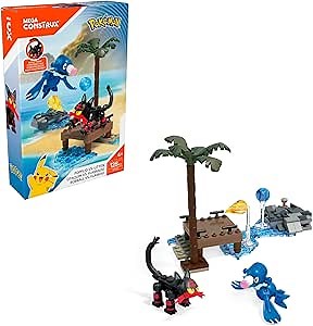 Mega Construx Pokemon Litten vs. Popplio Building Set