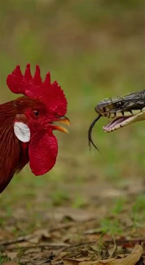 Chicken VS Snake #sora #funny #animals