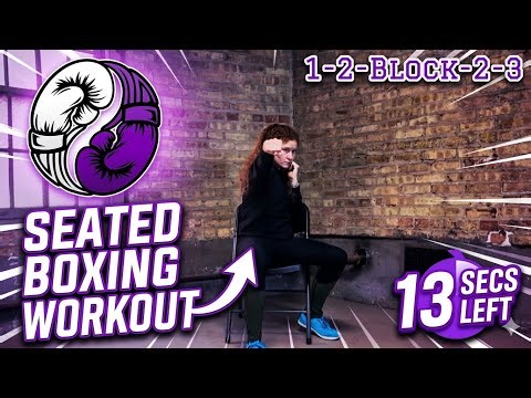 Seated Shadow Boxing Workout | High-Intensity Adaptive Boxing Drills 🥊