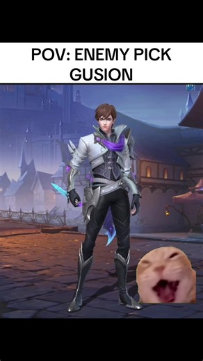 My reaction if enemy pick Gusion#MLBBM7 #MLBB #mobilelegends #mobilelegendsbangbang #fyp