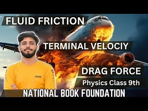 Fluid Friction | Types of Friction | Physics Class 9th | Friction | Terminal Velocity | Drag Force