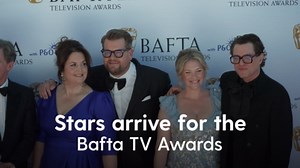 Stars arrive for the Bafta TV Awards 2025