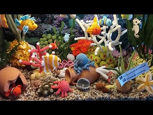 #acquario #uncinetto panoramica - #Crochet #FishTank Overview