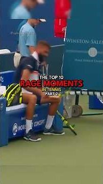 Top 10 rage moments in Tennis | Part 2
