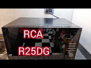 How to use an RCA microwave model R25DG, how to defrost, basic programming
