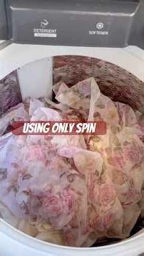 Easy Step Using Spin Only In Automatic Samsung Washing Machine