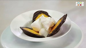 Mango Chocolate with Ice Cream - A truly decadent and rich combination that delivers really delicious results. Recipe Link:http://bit.ly/MangoChocolatewithIceCream #WhatsInSeason | Sanjeev Kapoor