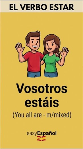 Aprende a conjugar y usar el verbo ESTAR en español.