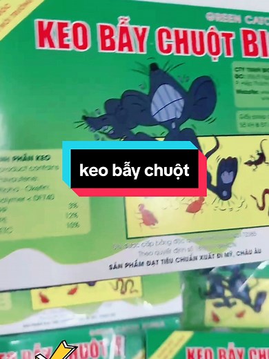 45k 5 miếng keo dán chuột bio tree. #giadungnhanhsg #keodanchuot