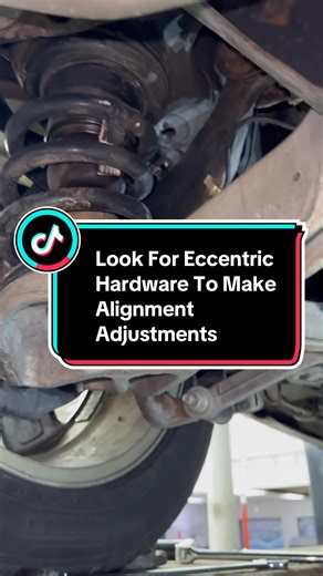 Look For Eccentric Hardware To Make Rear Alignment Adjustments #gmc #autorepair #diagnostics #fyp