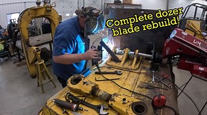 Rebuilding a 6-Way Dozer Blade 🔧🚜 #engine #mechanics #usa | C & C Equipment