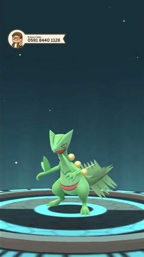 Grovyle evolved to Sceptile #pokemongo #pokemoncommunity #pokémon